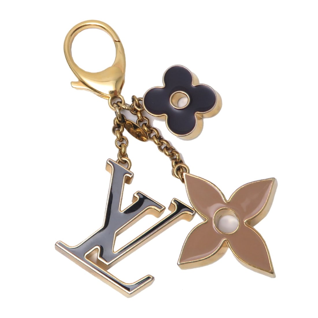 Louis Vuitton Fleur de Monogram Women's Keychain M67119 (Discontinued) GP Gold: --- Catalog ---Category: DesignType: KeyringColor: GoldGender: WomenMaterial: Enamel, Gold platingCategory: GeneralMPN: M67119Brand: Louis VuittonCountry of Origin: Italy--- Item List ---Section: Cond