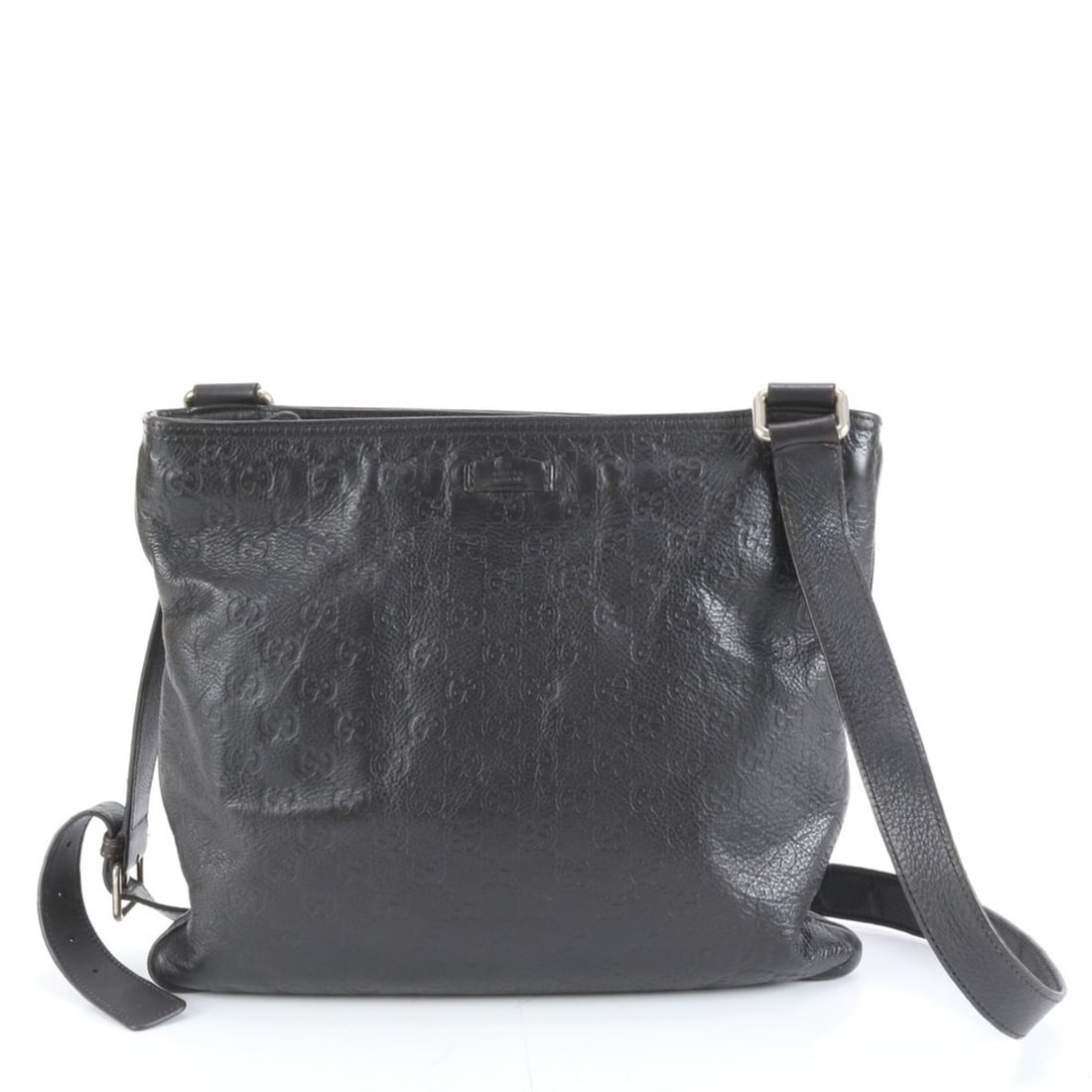 Gucci Guccissima 201446 Leather Shoulder Bag Messenger Tote for Men (1 of 14)