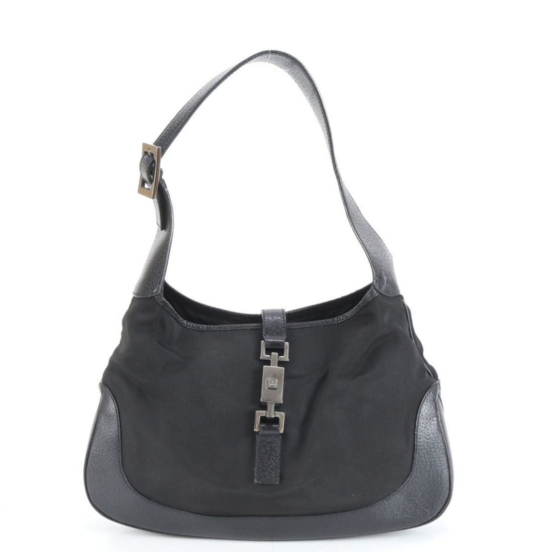 Gucci Jackie 001 3306 Leather Shoulder Bag/One-Shoulder Tote in Black for Women (1 of 12)