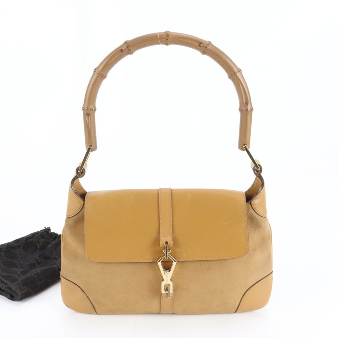 Gucci Bamboo Kandinsky 001 4096 Leather Shoulder Bag, One-Shoulder Bag for Women (1 of 16)