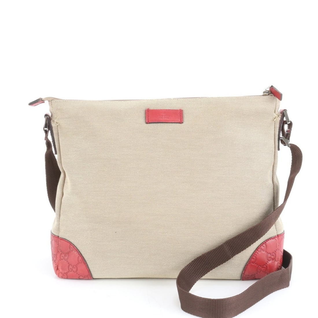 Gucci Guccissima 257301 Leather Shoulder Bag Messenger Tote for Men (1 of 13)