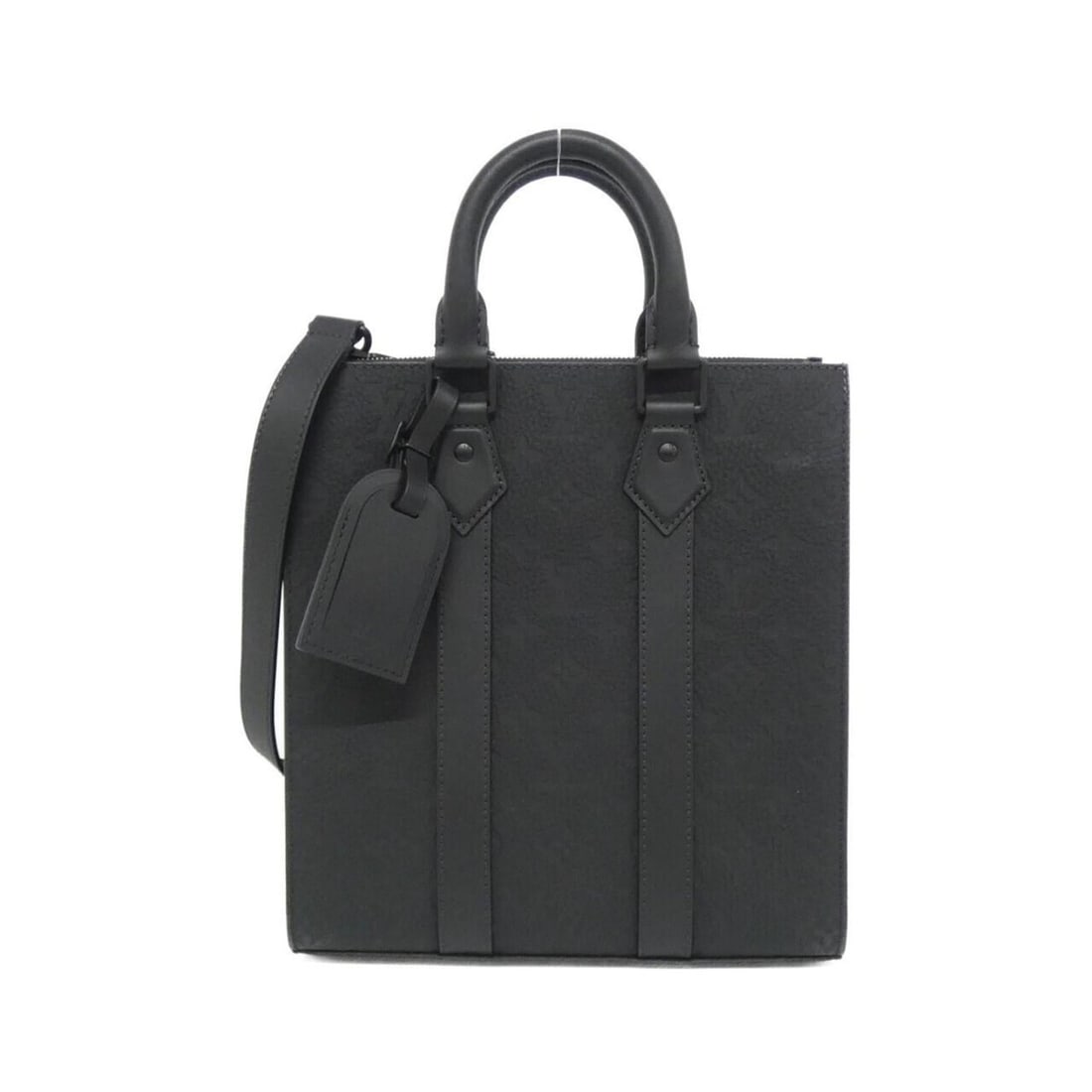 Louis Vuitton Taurillon Monogram Sac Plat Cross Handbag M21884: --- Catalog ---Category: SizeSize (HxWxD): 28cm x 26cm x 6cm / 11.02'' x 10.23'' x 2.36''Category: DesignType: HandbagColor: BlackGender: Women,MenMaterial: Leather Category: GeneralBrand: Louis Vuitt