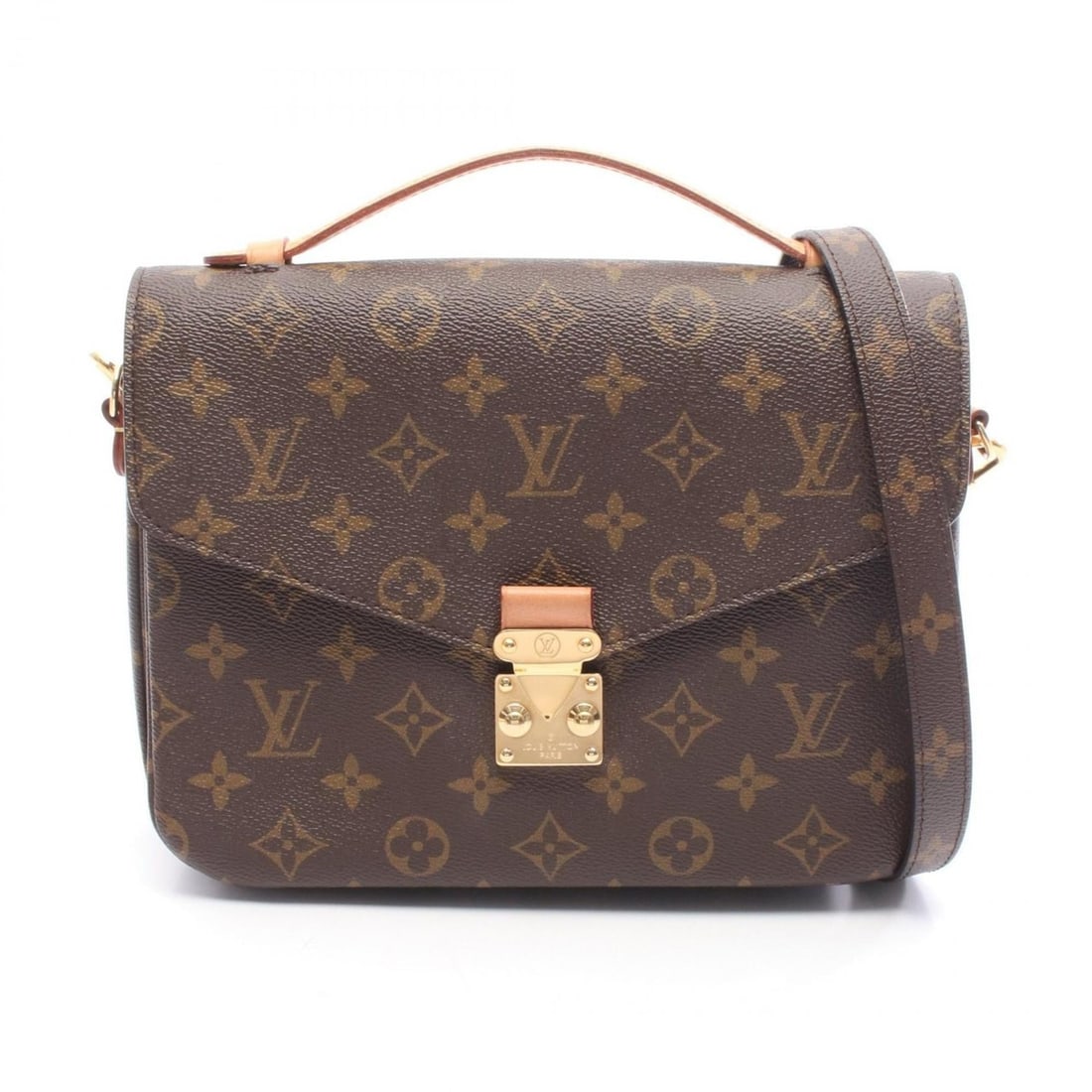 Louis Vuitton Metis MM Pochette Handbag, Coated Canvas and Leather, Monogram, Women's, Brown, M44875 (1 of 6)