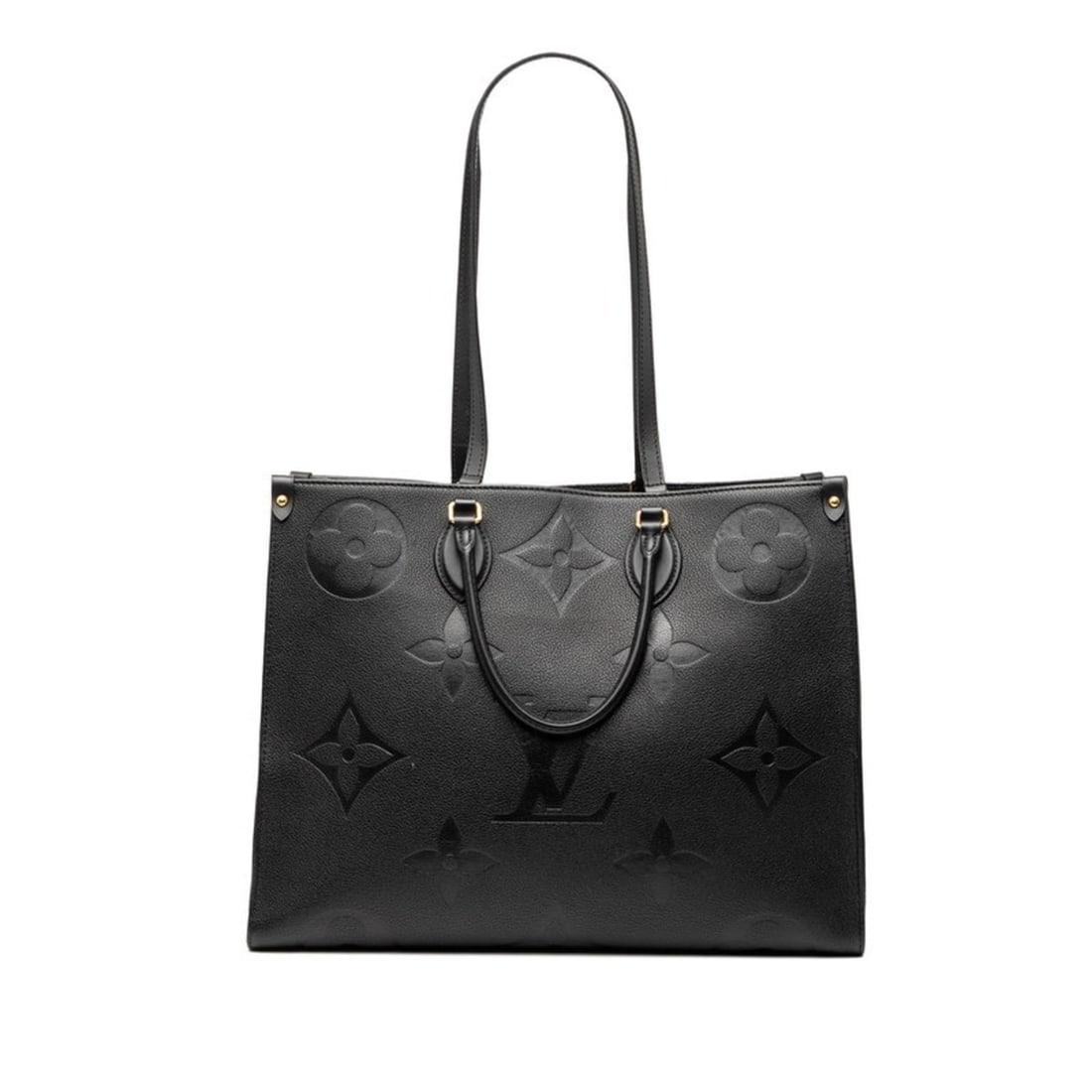 Louis Vuitton Monogram Empreinte Giant On-the-Go GM Tote/Shoulder Bag, 2-Way, M44925, Noir Leather,: --- Catalog ---Category: SizeStrap Drop: 66.5cm / 26.18''Handle Drop: 13.50cm / 5.31''Size (HxWxD): 32cm x 41cm x 17cm / 12.59'' x 16.14'' x 6.69''Strap Length: 66.5cm / 26.18''Handle Length: 35cm / 1