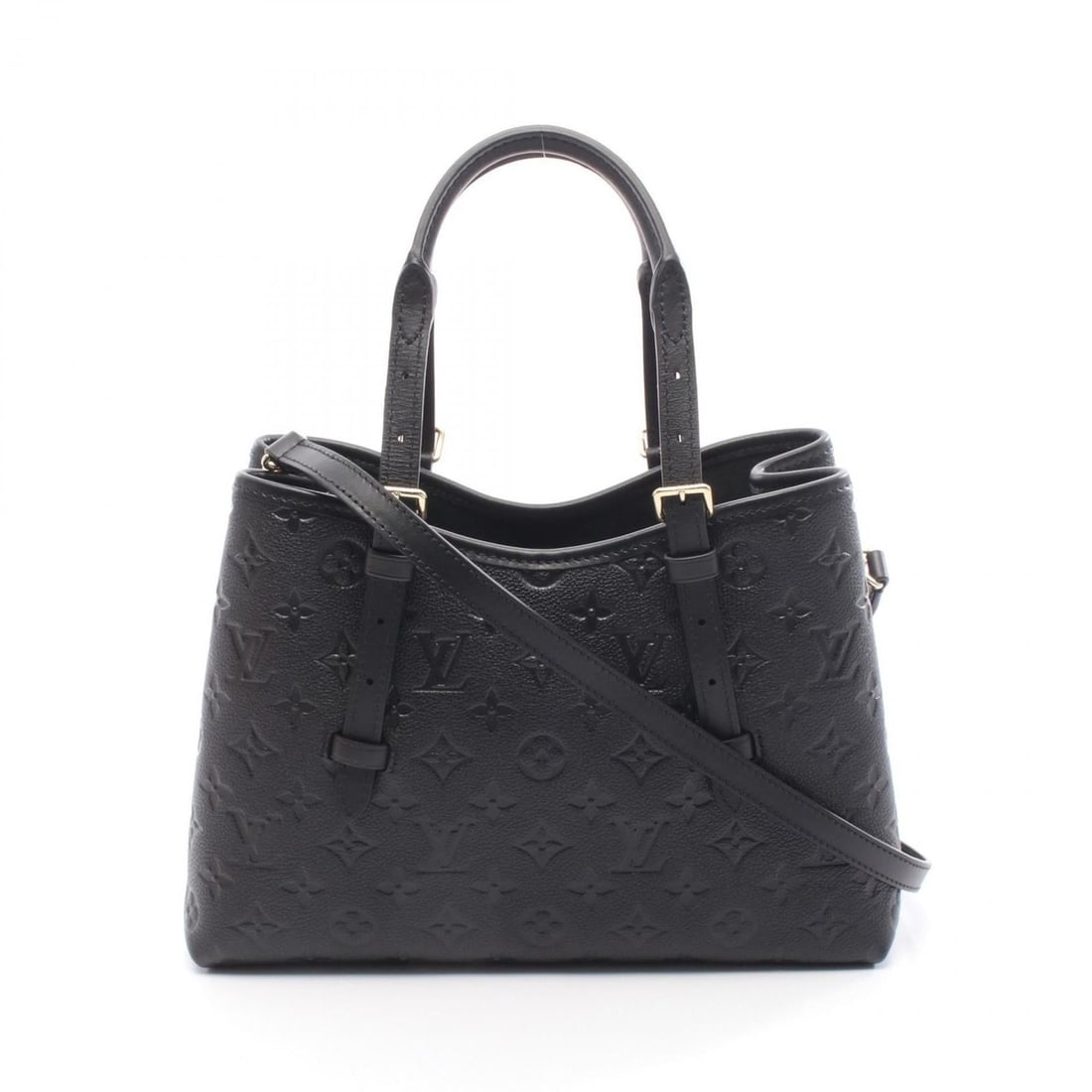 Louis Vuitton Babylon Tote PM Bag in Monogram Empreinte Leather, Black, M11393 (1 of 15)