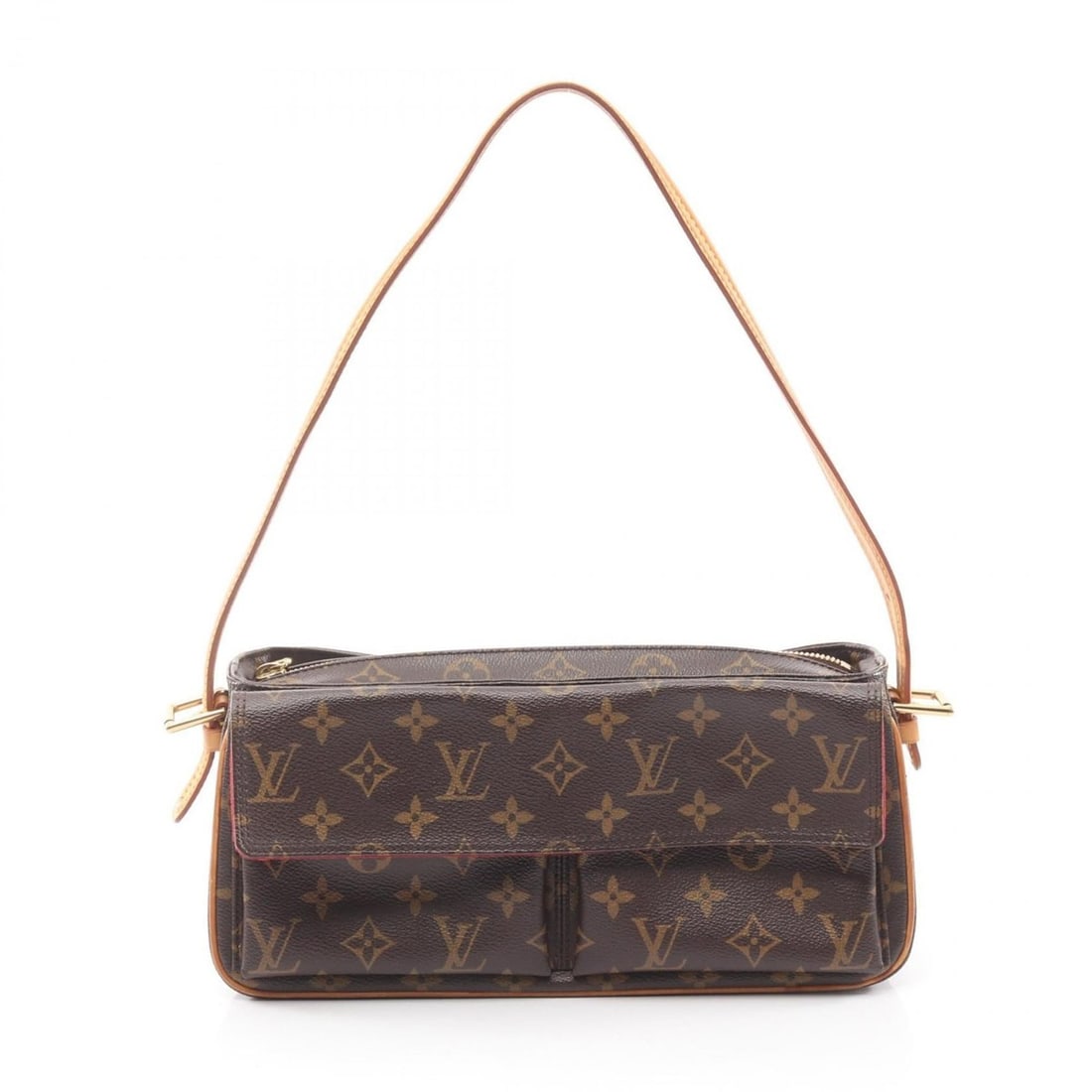 Louis Vuitton Viva Cite MM Shoulder Bag, Coated Canvas and Leather, Monogram, Women's, Brown, M51164: --- Catalog ---Category: SizeSize (HxWxD): 14cm x 30cm x 8.5cm / 5.51'' x 11.81'' x 3.34''Category: DesignType: Shoulder bagColor: BrownGender: WomenMaterial: Coated canvas , Leather Category: General