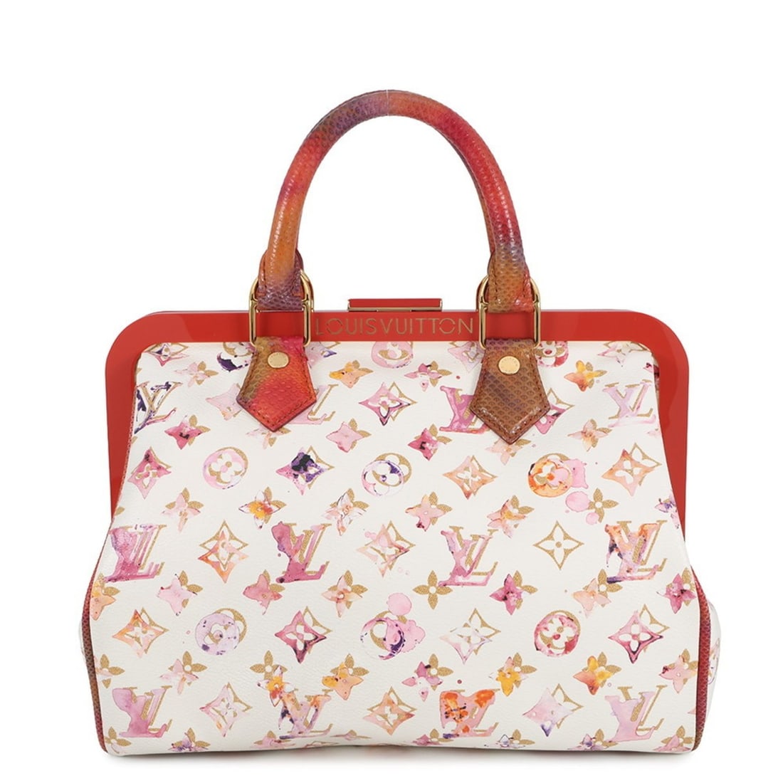 Louis Vuitton Monogram Watercolor Speedy 30 Handbag M95729 LOUIS VUITTON 2-way Shoulder Bag: --- Catalog ---Category: SizeSize (HxWxD): 24cm x 30cm x 18cm / 9.44'' x 11.81'' x 7.08''Category: DesignType: HandbagColor: Beige, Blanc, MonogramGender: WomenMaterial: Monogram Category: