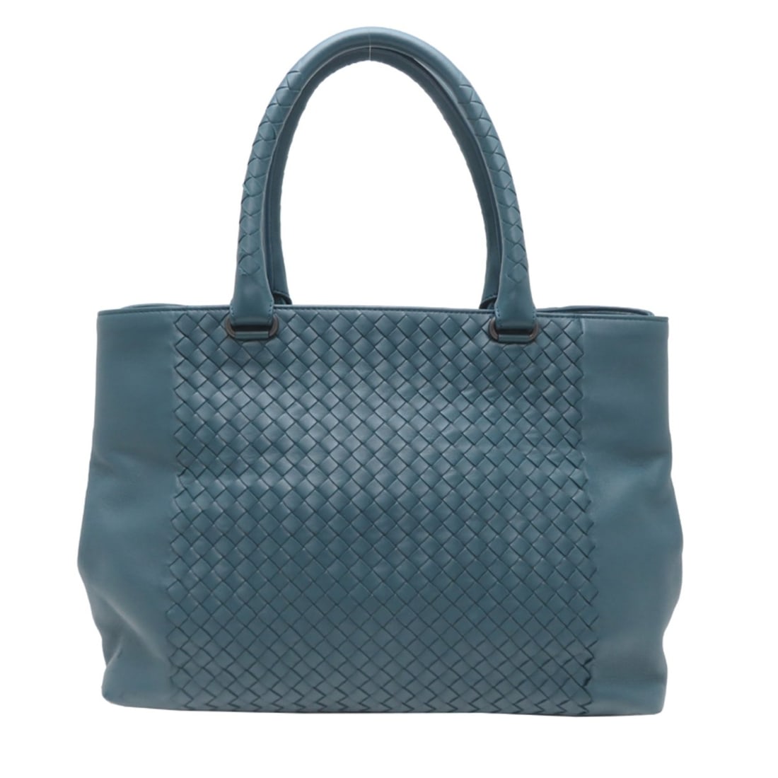 Bottega Veneta Intrecciato Women's Leather Tote Bag in Emerald (1 of 14)