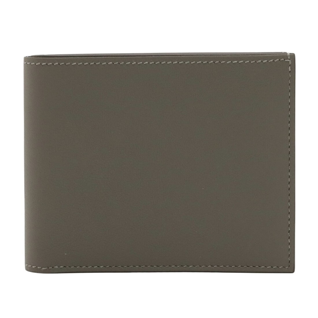 HERMES Citizen Twill Compact Bi-fold Wallet in Swift Leather and Silk, Gray, B Stamp: --- Catalog ---Category: SizeSize (HxWxD): 9cm x 11.5cm / 3.54'' x 4.52''Category: DesignType: Wallet (bi-fold)Color: GrayGender: WomenMaterial: Swift leather , Silk Category: GeneralLine: Citizen Twi