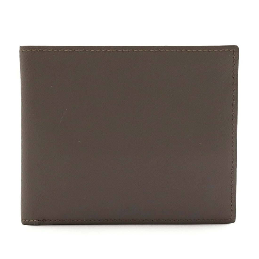 HERMES MC2 Copernicus Bi-fold Wallet in Evercolor Leather, Gray, with Q Stamp (1 of 14)