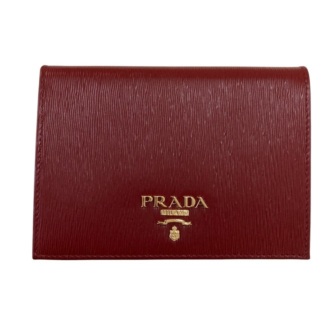 PRADA Vitello Move Passport Cover and Card Case 1MV412 Red Brown Women's (1 of 13)