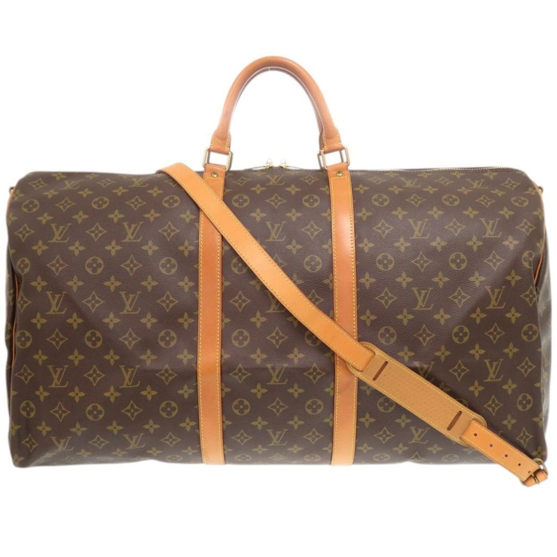 Louis Vuitton Keepall Bandouliere 60 Monogram Boston Bag M41412 LV 0452 (1 of 13)