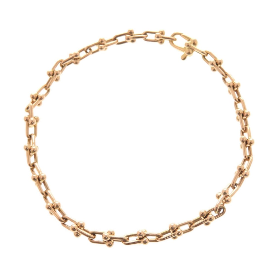 Excellent condition Tiffany HardWear Microlink 18K Rose Gold (18KPG 750PG) Bracelet Jewelry 0395: --- Catalog ---Category: SizeLength: 18cm / 7.08''Category: DesignType: Charm braceletColor: Rose goldGender: WomenMaterial: Pink gold (18K), Rose gold (18K)Category: GeneralBrand: Tiffany--- Item Lis