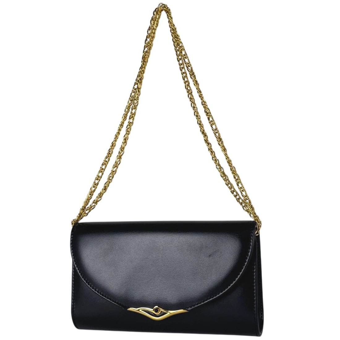 Cartier Sapphire Line Chain Shoulder Bag in Navy Leather for Women (1 of 9)