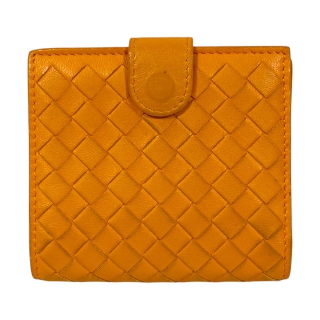 BOTTEGA VENETA Bottega Veneta Intrecciato Compact Wallet, Bi-fold Orange, Women's: --- Catalog ---Category: SizeSize (HxWxD): 8.5cm x 9.5cm x 1.5cm / 3.34'' x 3.74'' x 0.59''Category: DesignType: Wallet (bi-fold)Color: OrangeGender: WomenCategory: GeneralBrand: Bottega Veneta--- Ite
