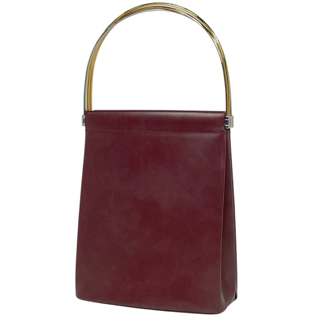 Cartier Trinity handbag, leather, Bordeaux, for women. (1 of 12)