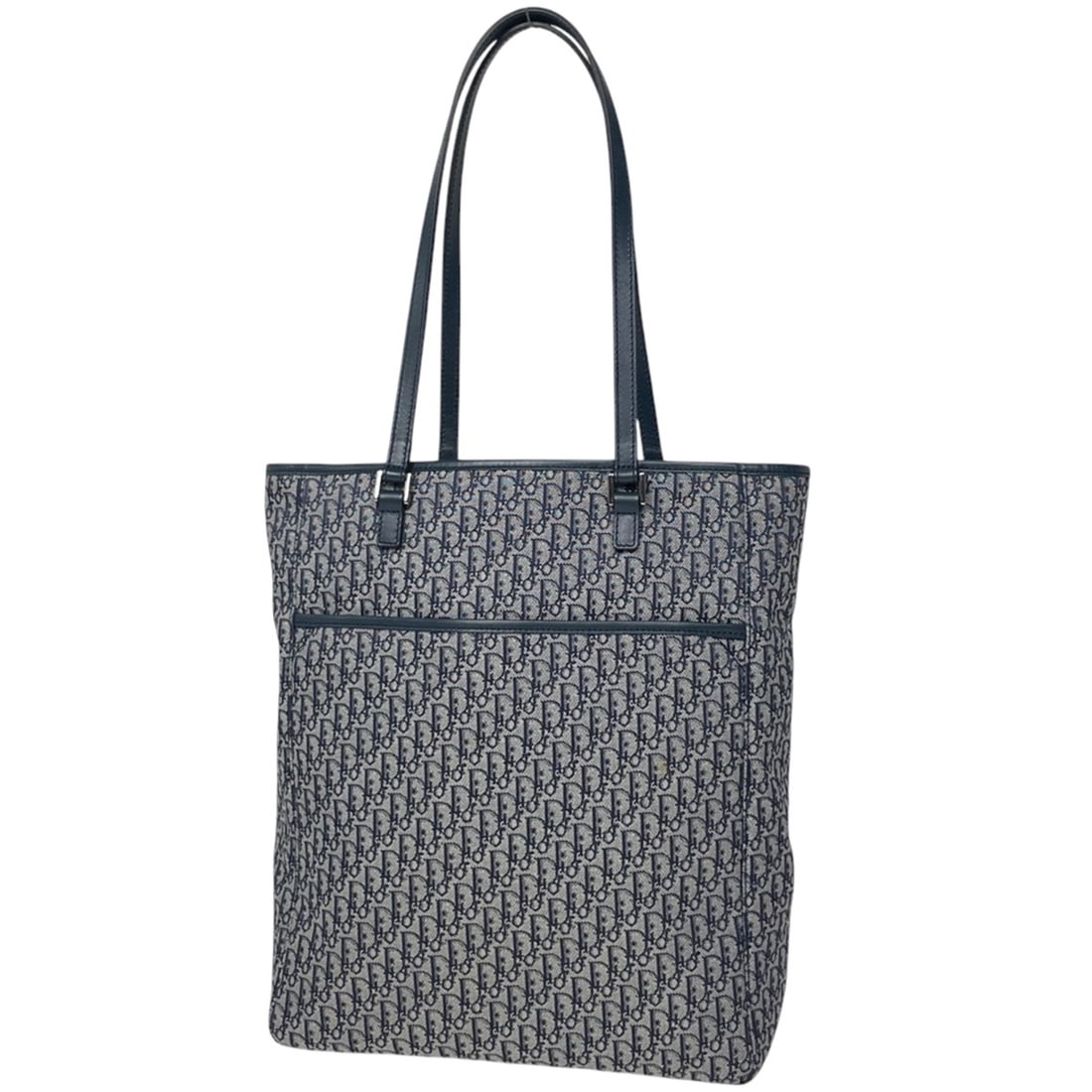 Christian Dior Trotter Print Tote Bag, Canvas Handbag, Navy, Women's (1 of 14)