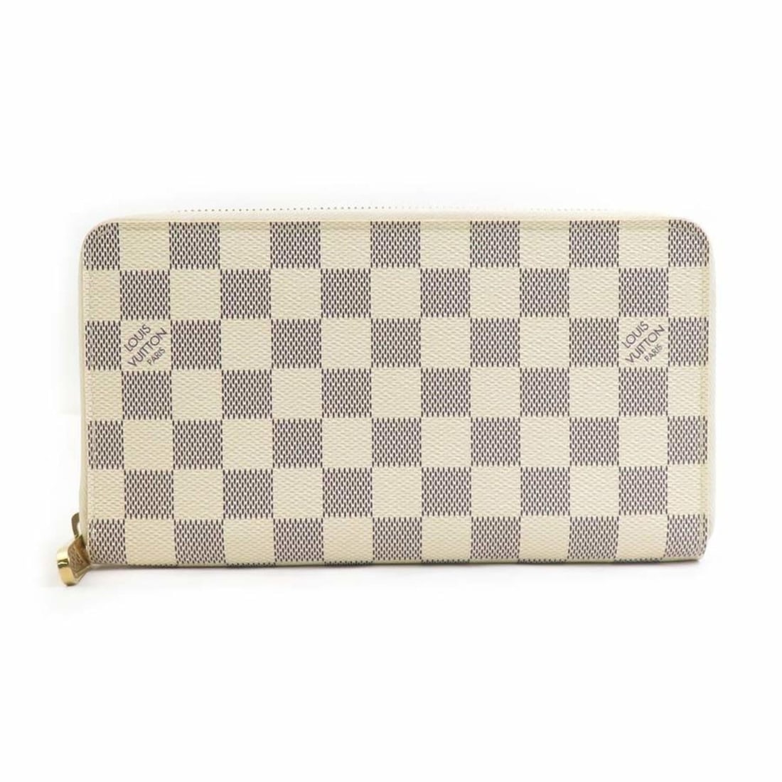Louis Vuitton Zippy Organizer in Damier Azur Canvas, Ivory, Men's, N60012, r10963i: --- Catalog ---Category: SizeSize (HxWxD): 11.5cm x 20.7cm x 2.5cm / 4.52'' x 8.14'' x 0.98''Category: DesignType: Long wallet (bi-fold)Color: Damier Azur, IvoryGender: Men,WomenMaterial: Damier Azur