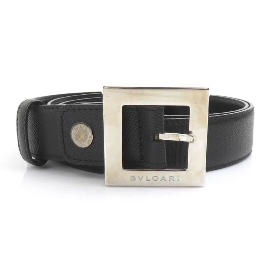 BVLGARI Men's Black Leather Belt h31868k (1 of 10)