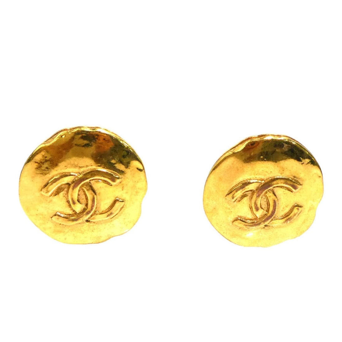 CHANEL Coco Mark Metal Gold Earrings for Women e61370i: --- Catalog ---Category: DesignType: Clip earringsColor: GoldGender: WomenMaterial: MetalCategory: GeneralBrand: ChanelCountry of Origin: France--- Item List ---Section: ConditionRanking: Rank AB Used