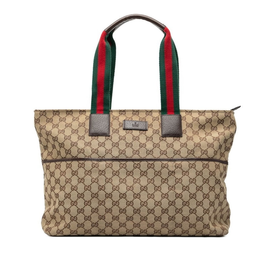 Gucci GG Canvas Mother's Bag Tote 155524 Beige Multicolor Leather Women's GUCCI (1 of 16)