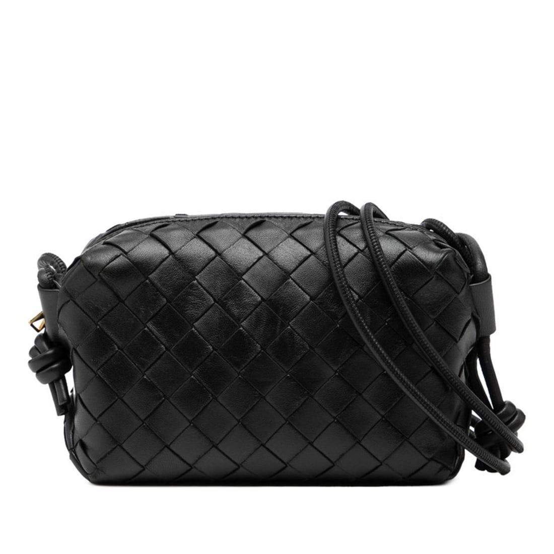 Bottega Veneta Intrecciato Mini Loop Shoulder Bag Camera Black Leather Women's BOTTEGAVENETA: --- Catalog ---Category: SizeSize (HxWxD): 10cm x 17cm x 6.5cm / 3.93'' x 6.69'' x 2.55''Category: DesignType: Shoulder bagColor: BlackGender: WomenMaterial: Leather Category: GeneralBrand: Bottega Ve