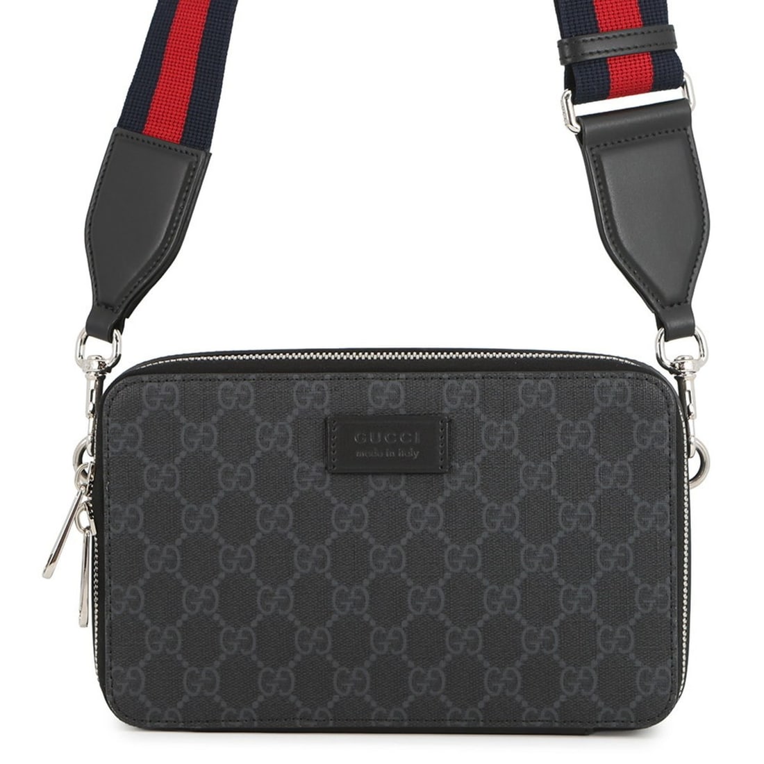 Gucci Mini Shoulder Bag GG Supreme/Leather 774161 GUCCI Black (1 of 15)