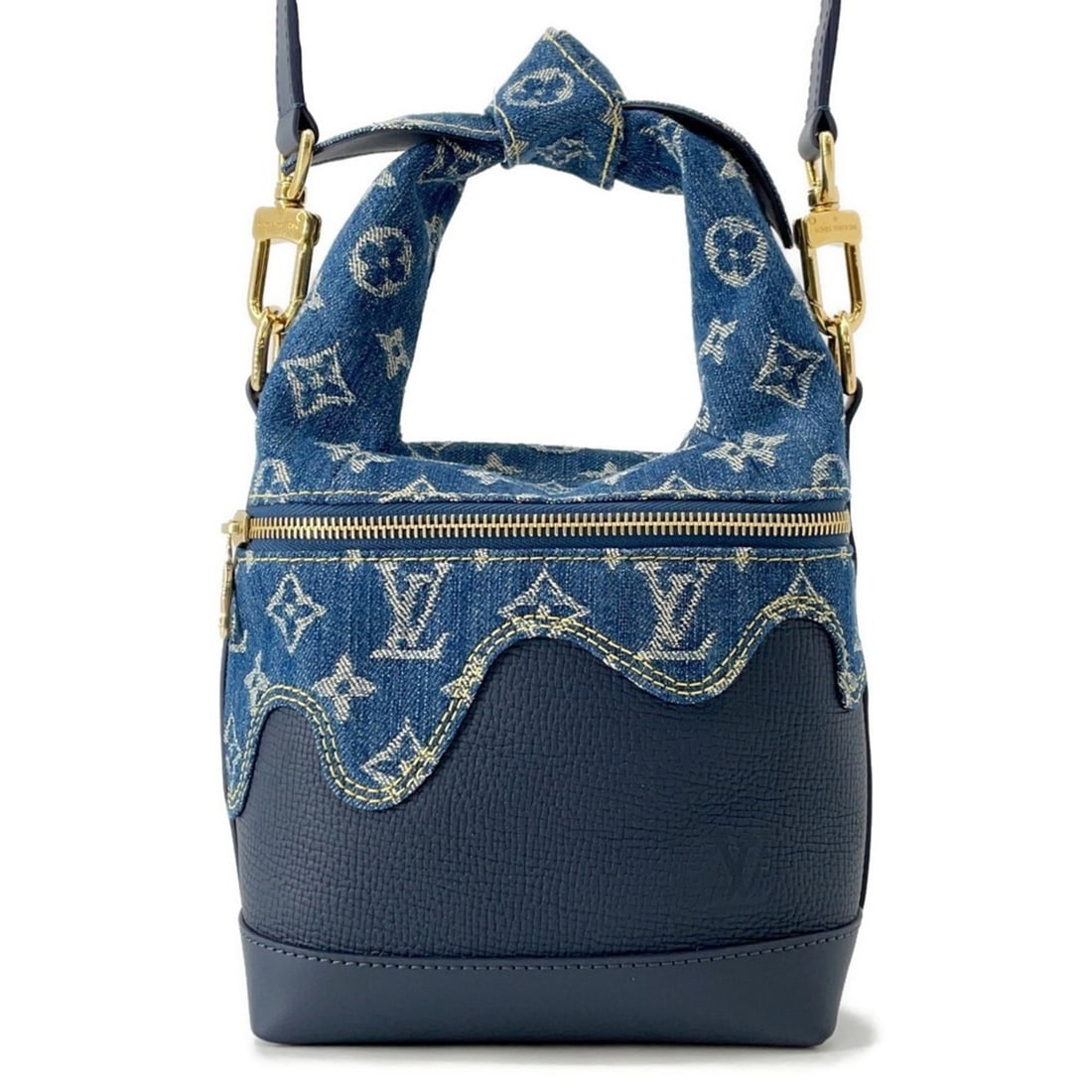 Louis Vuitton Monogram Denim Shoulder Bag LV Squared Japanese Cruiser M45970 LOUIS VUITTON NIGO (1 of 16)