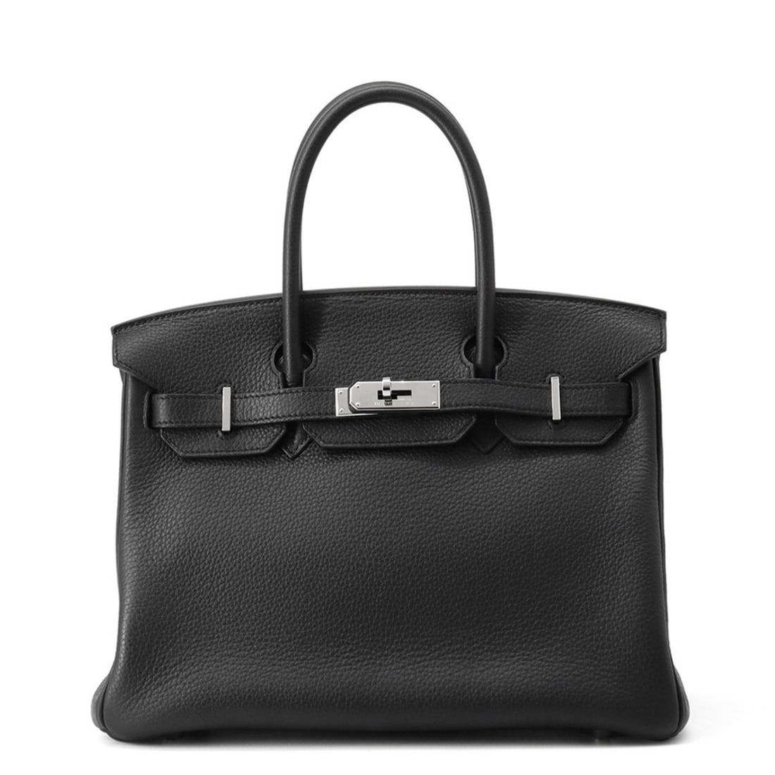 Hermès Birkin 30 Black/Taurillon Clemence Leather ?L Stamp HERMES Handbag Black (1 of 18)