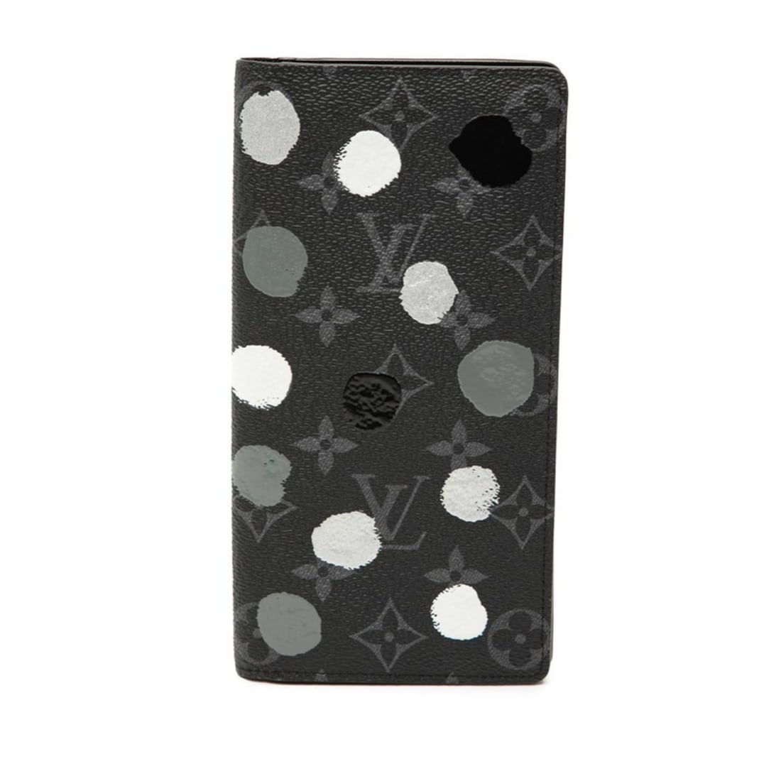 Louis Vuitton x Yayoi Kusama Monogram Eclipse Portefeuille Brazza Long Wallet M81932 Black, Gray,: --- Catalog ---Category: SizeSize (HxWxD): 19cm x 10cm x 1.5cm / 7.48'' x 3.93'' x 0.59''Category: DesignType: Long wallet (bi-fold)Color: Black, Gray, WhiteGender: WomenMaterial: PVC , Leather Catego