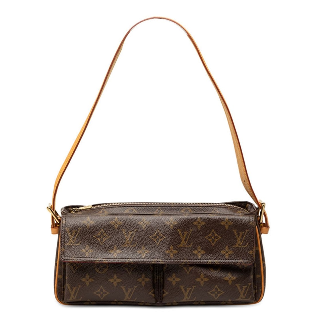 Louis Vuitton Monogram Viva Cite MM Shoulder Bag M51164 Brown Leather Women's LOUIS VUITTON: --- Catalog ---Category: SizeSize (HxWxD): 13cm x 30cm x 9cm / 5.11'' x 11.81'' x 3.54''Category: DesignType: Shoulder bagColor: BrownGender: WomenMaterial: PVC , Leather Category: GeneralMPN: M51164B