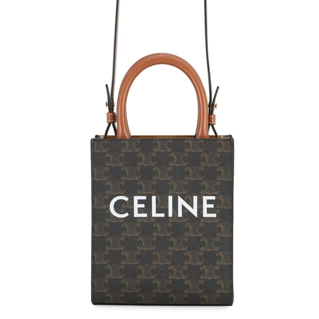 Celine Triomphe Mini Vertical Cabas Handbag 194372 CELINE 2-way (1 of 15)