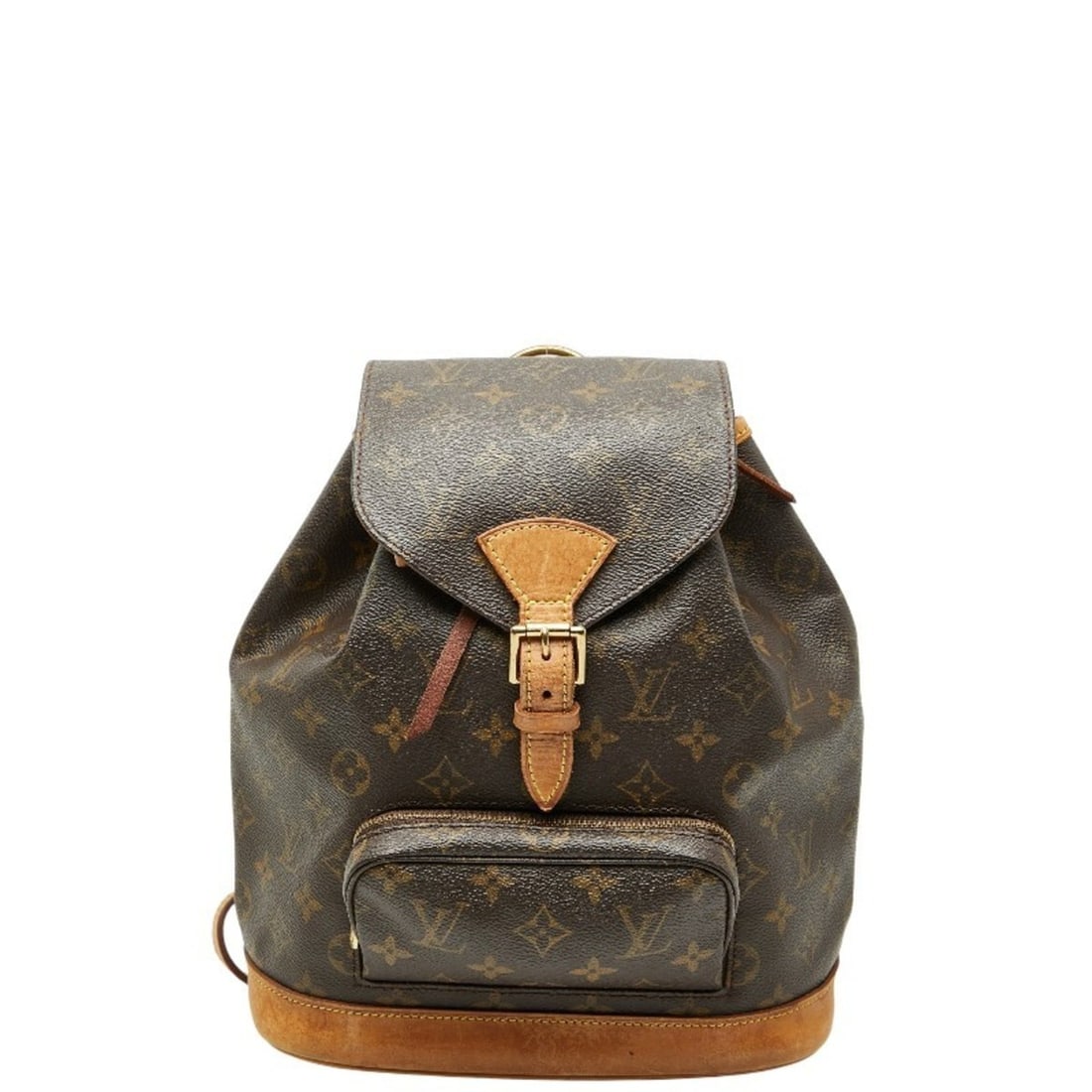Louis Vuitton Monogram Montsouris MM Backpack M51136 Brown Leather Women's LOUIS VUITTON (1 of 13)