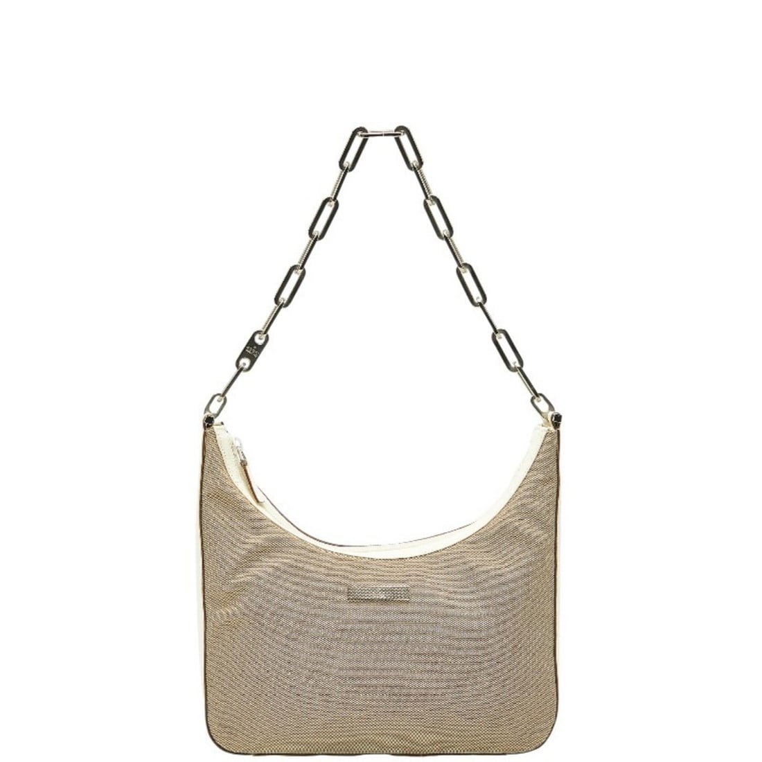 Gucci Chain One-Shoulder Bag 001 3873 3754 Beige White Canvas Leather Women's GUCCI: --- Catalog ---Category: SizeSize (HxWxD): 23.5cm x 25.5cm x 5cm / 9.25'' x 10.03'' x 1.96''Category: DesignType: Shoulder bagColor: Beige, WhiteGender: WomenMaterial: Canvas , Leather Category: Gener