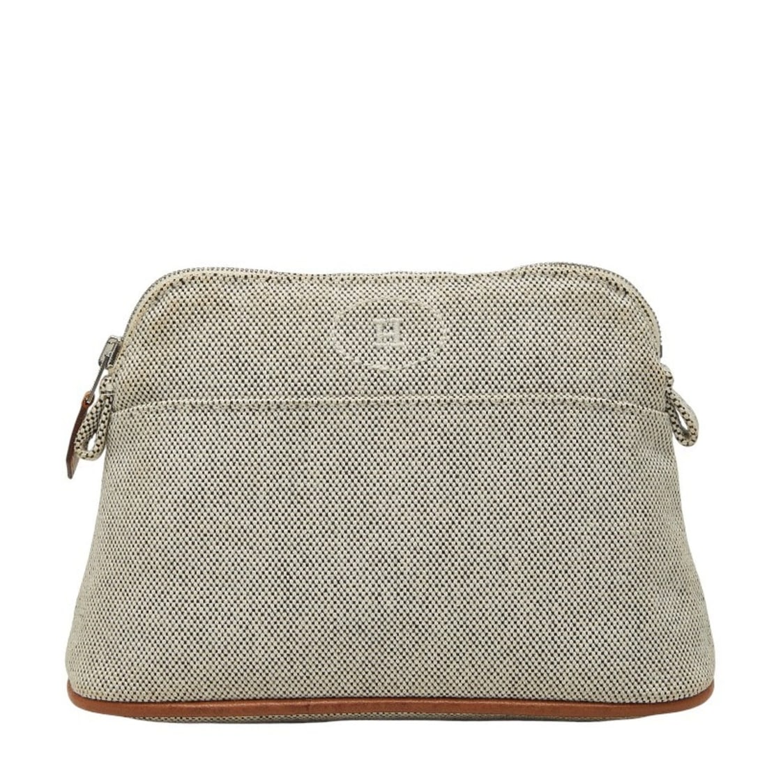 Hermès Bolide Pouch 20 Small Item Case White Brown Canvas Leather Women's HERMES: --- Catalog ---Category: SizeSize (HxWxD): 13cm x 20cm x 7cm / 5.11'' x 7.87'' x 2.75''Category: DesignType: PouchColor: Brown, WhiteGender: WomenMaterial: Canvas , Leather Category: GeneralBrand: Her