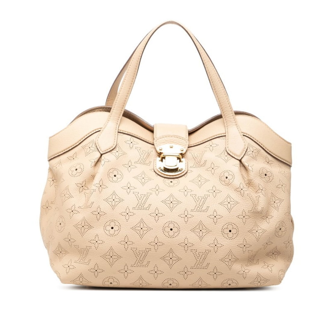 Louis Vuitton Monogram Mahina Seal PM Handbag M93818 Opal Beige Leather Women's LOUIS VUITTON: --- Catalog ---Category: SizeSize (HxWxD): 26cm x 30cm x 20cm / 10.23'' x 11.81'' x 7.87''Category: DesignType: HandbagColor: Beige, OpalGender: WomenMaterial: Leather Category: GeneralMPN: M93818Bran