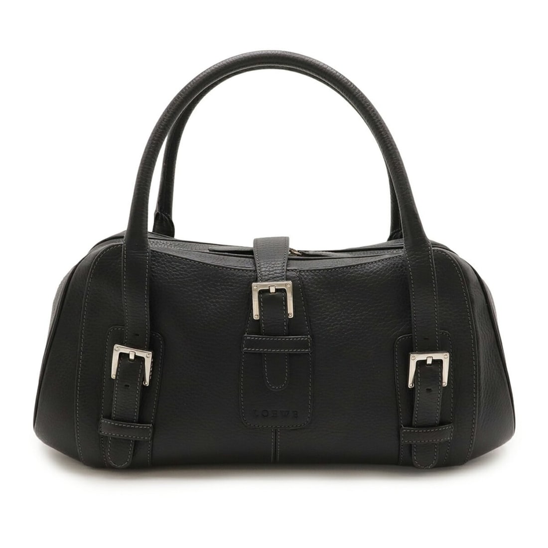 LOEWE Senda Handbag Boston Bag Mini Leather Black (1 of 12)