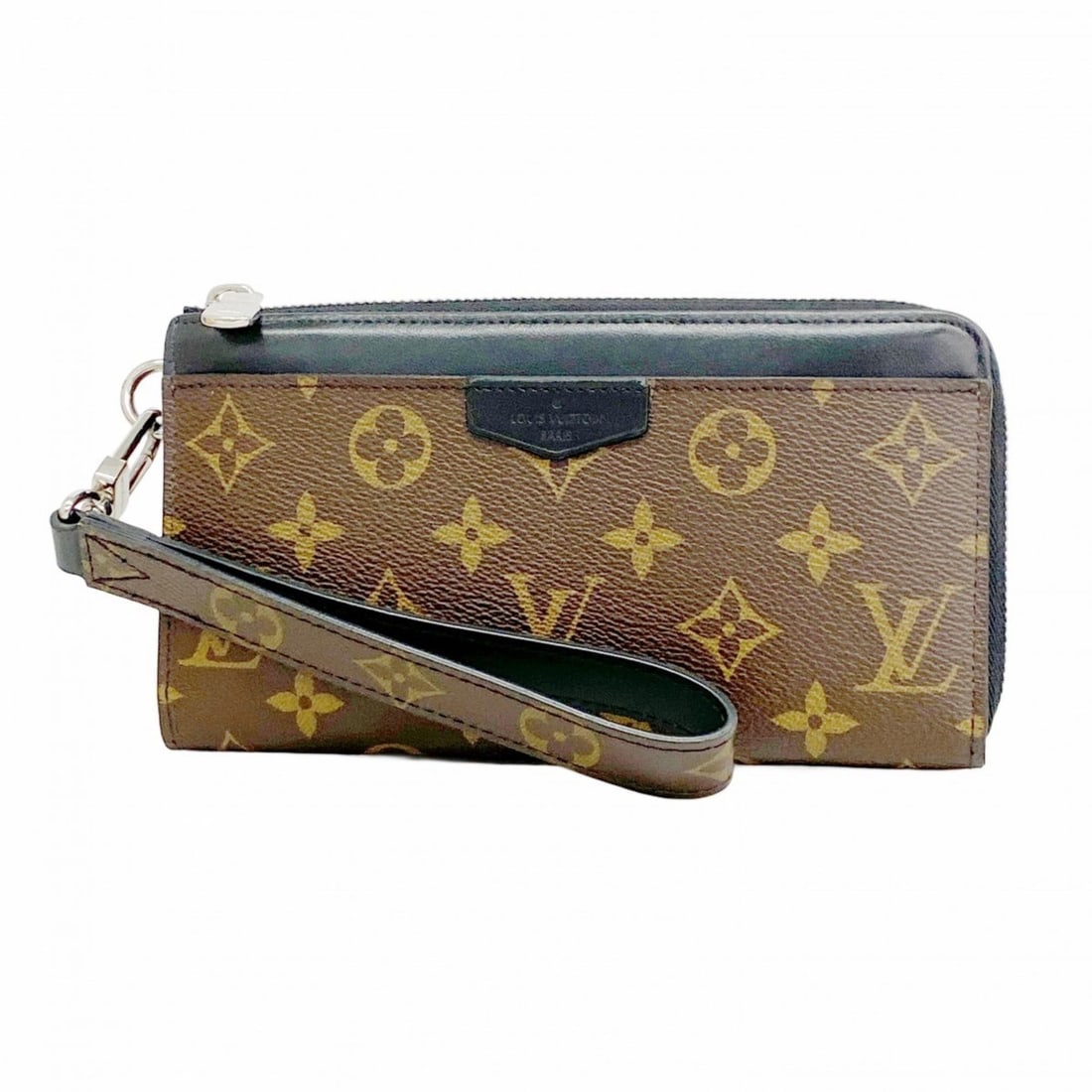 Louis Vuitton Monogram Macassar Zippy Dragonne Long Wallet M69407 Brown/Black Men's (1 of 12)