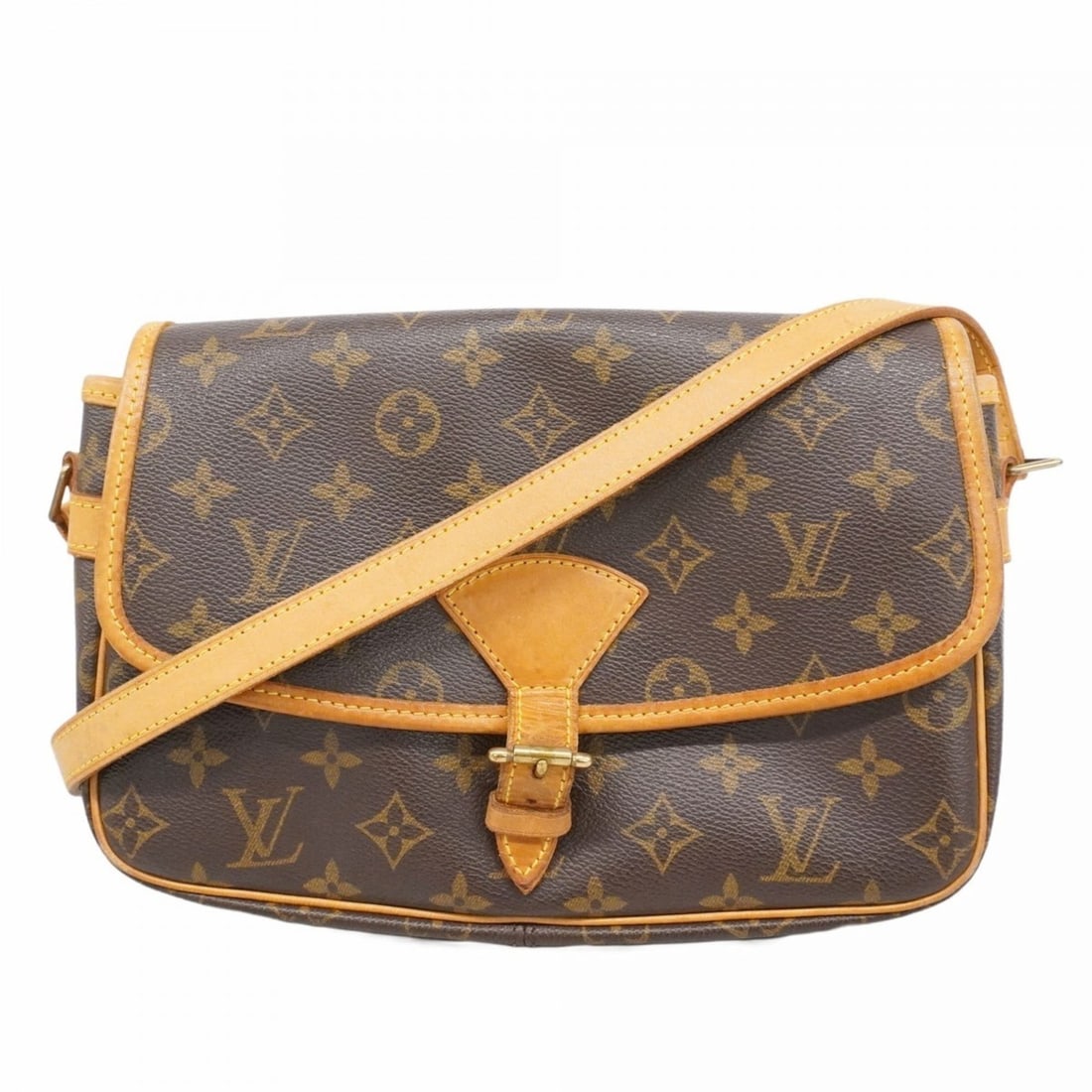 Louis Vuitton Monogram Sologne Shoulder Bag M42250 Brown Women's (1 of 17)