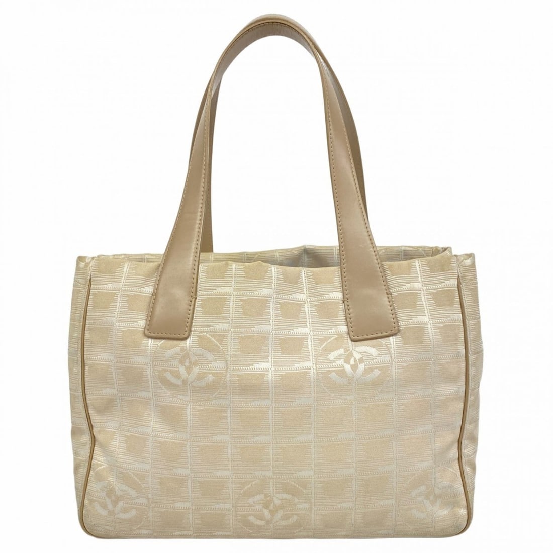 Chanel New Travel Nylon Tote Bag, Pink Beige, Women's (1 of 13)