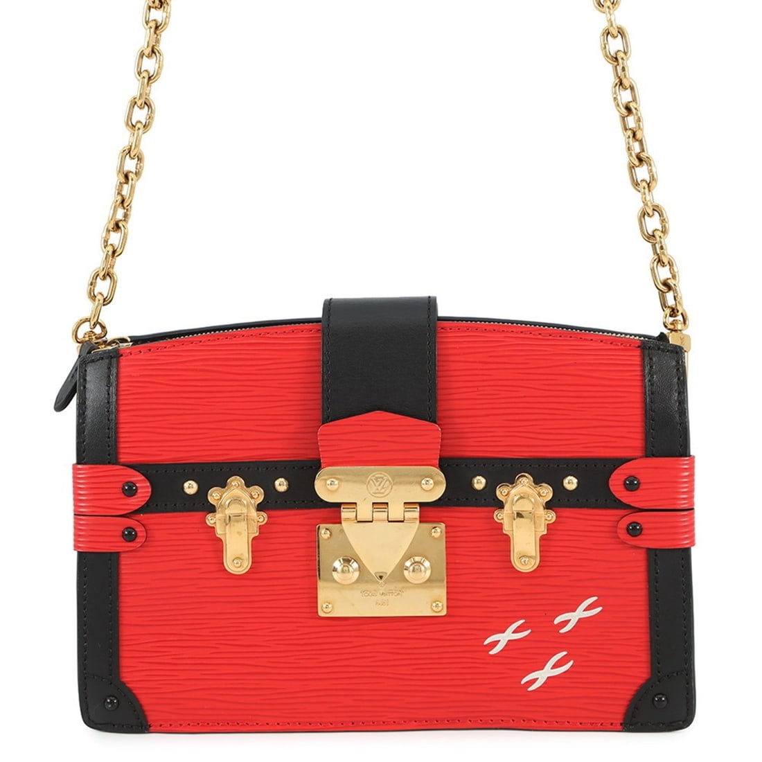 Louis Vuitton Epi Shoulder Bag Trunk Clutch M51697 LOUIS VUITTON 2-way: --- Catalog ---Category: SizeSize (HxWxD): 15cm x 22.5cm x 6cm / 5.9'' x 8.85'' x 2.36''Category: DesignType: Clutch bag, Shoulder bagColor: Red colorGender: WomenMaterial: Epi leather Outer Pocket: O