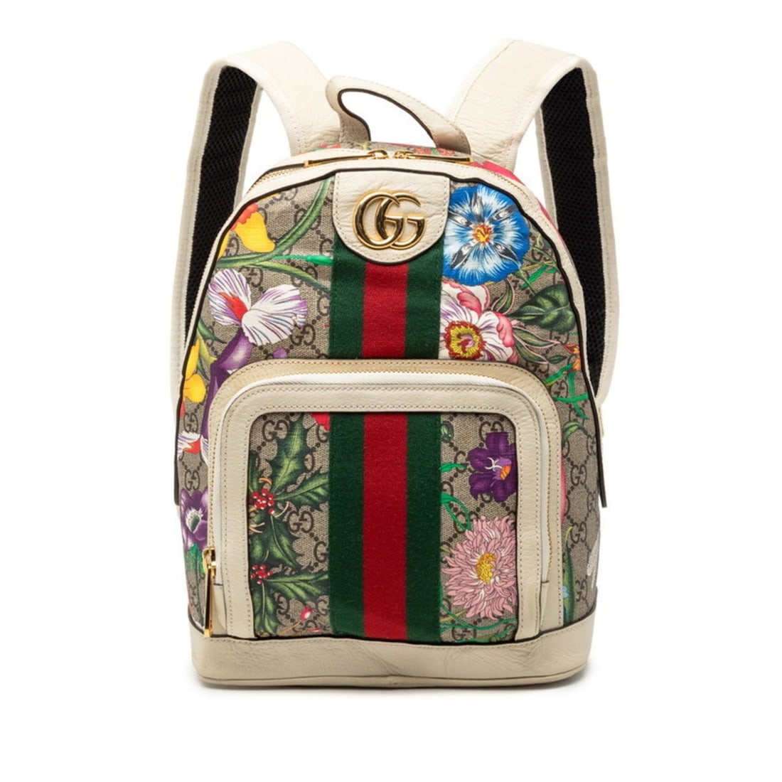 Gucci Ophidia GG Supreme Flora Backpack 547965 Beige Multicolor Leather Women's GUCCI: --- Catalog ---Category: SizeSize (HxWxD): 28cm x 22cm x 11.5cm / 11.02'' x 8.66'' x 4.52''Category: DesignType: BackpackColor: Beige, Multi-colorGender: WomenMaterial: GG Supreme , PVC , Leather Cate