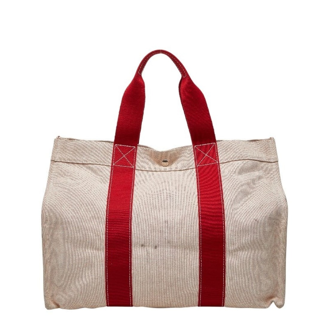 Hermès Bora GM Tote Bag, Handbag, Red Toile H Cotton, Women's, HERMES (1 of 11)