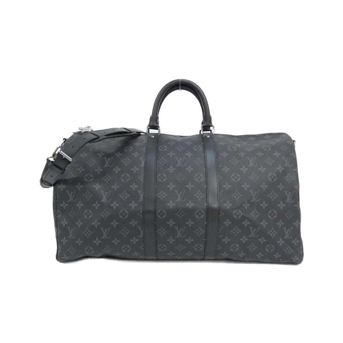 Louis Vuitton Monogram Eclipse Keepall Bandouliere 55cm M40605 Boston Bag (1 of 10)