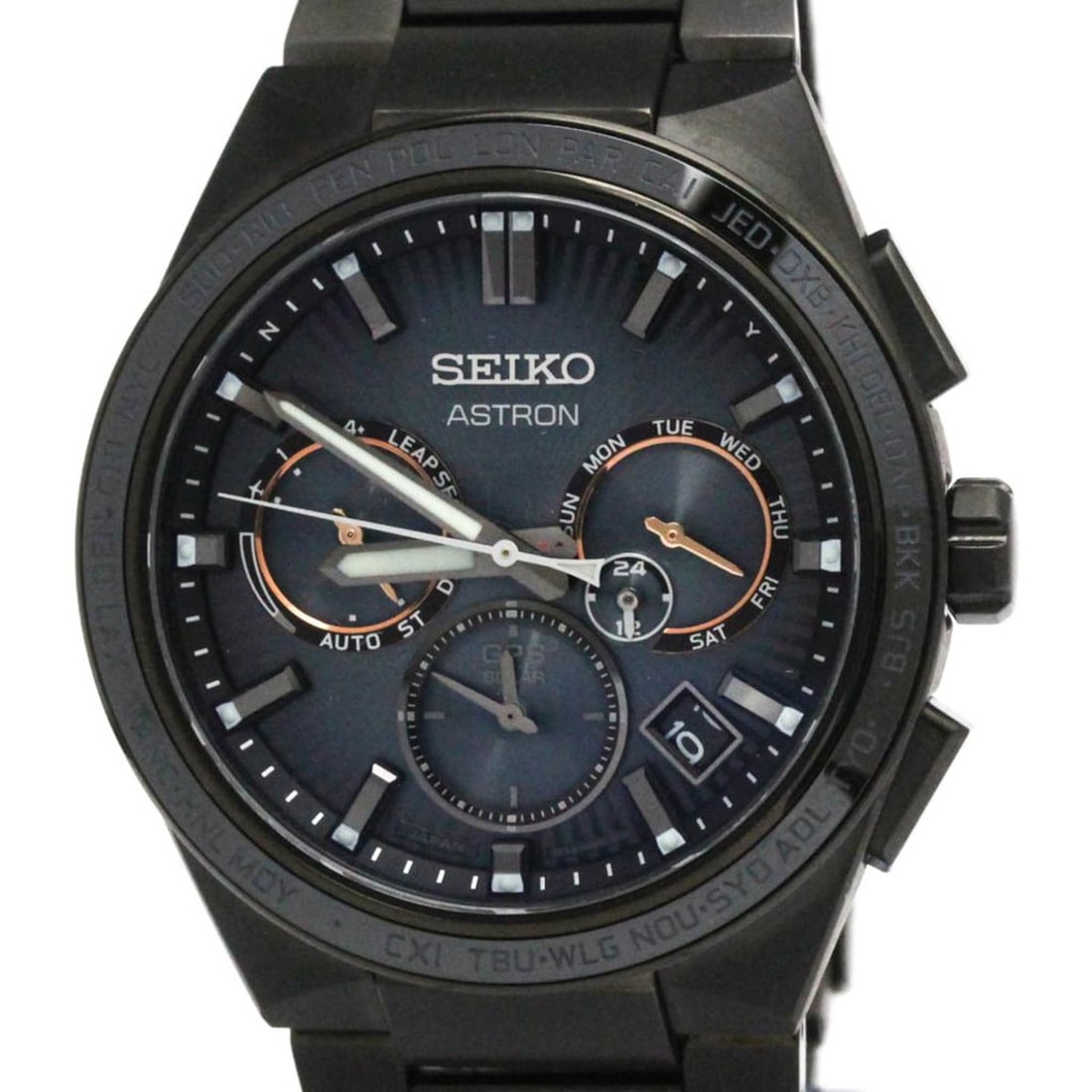 SEIKO Astron Nexter Solar GPS Radio Wave Control Titanium Mens Watch SBXC127(5X53-0BY0) (1 of 10)