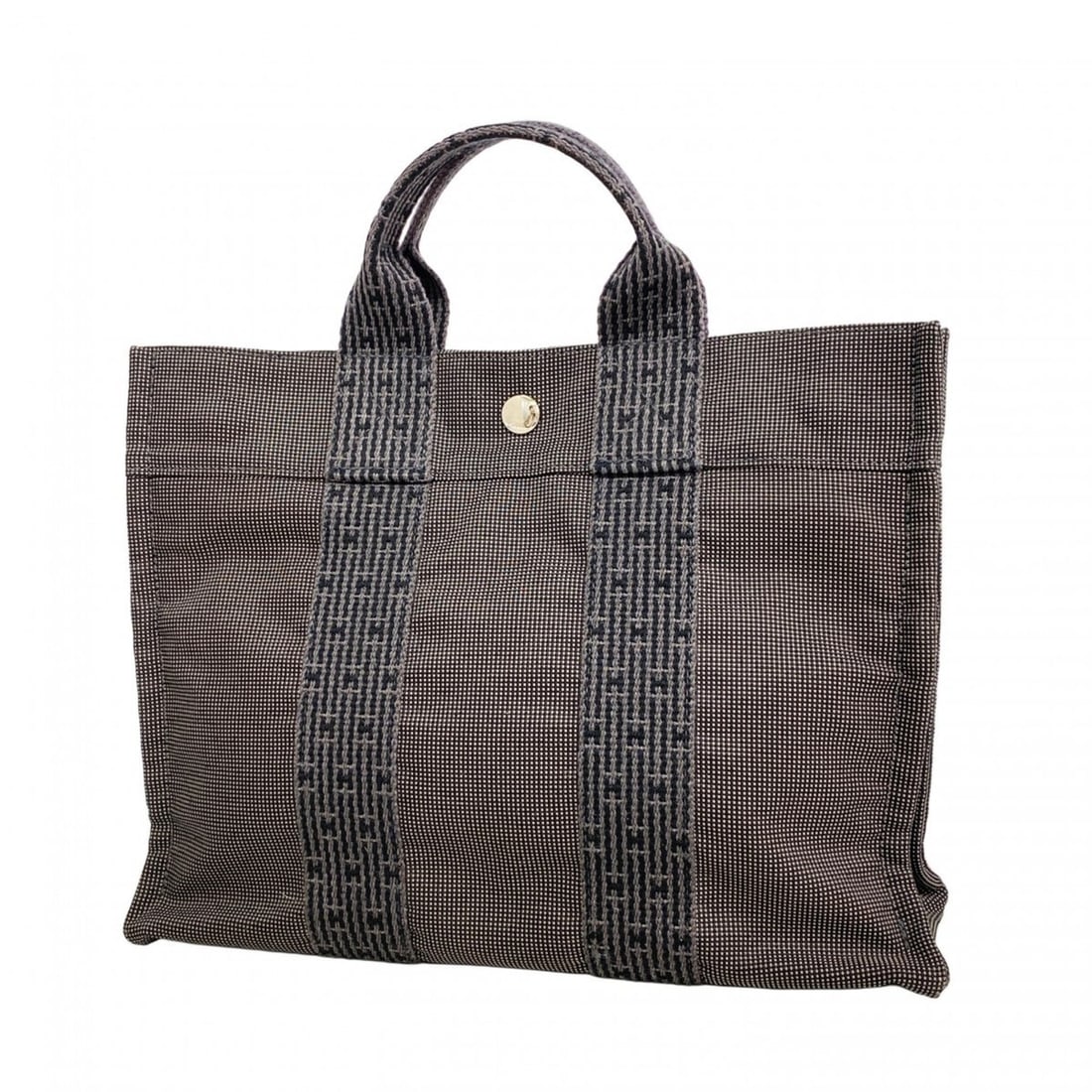 Hermes Hermès Air Line PM Tote Bag, Canvas, Gray, Men's and Women's (1 of 13)