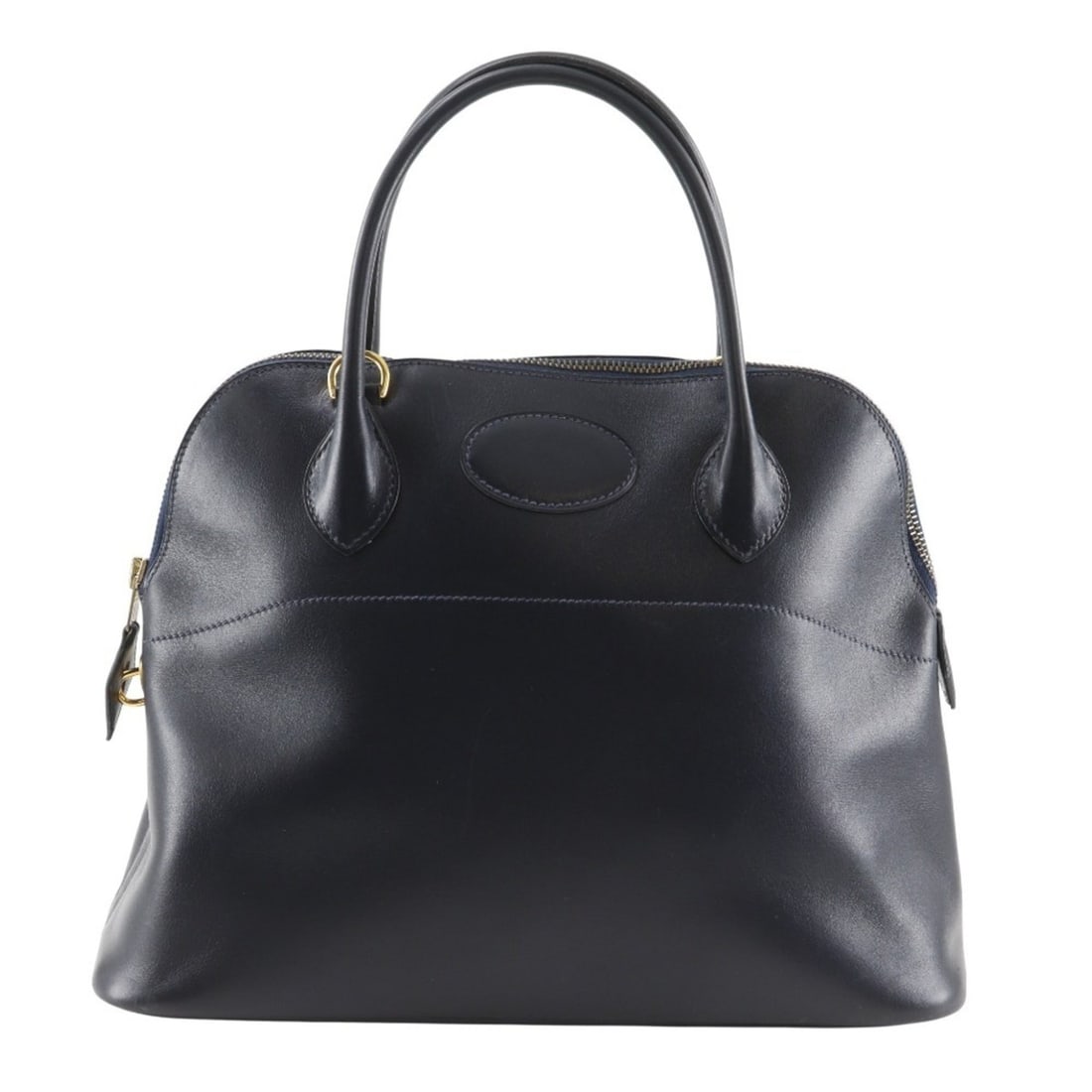 Hermes HERMES Bolide 31 Handbag Veau Gulliver Blue Indigo 1994 ?X A5 Zipper Women's (1 of 18)