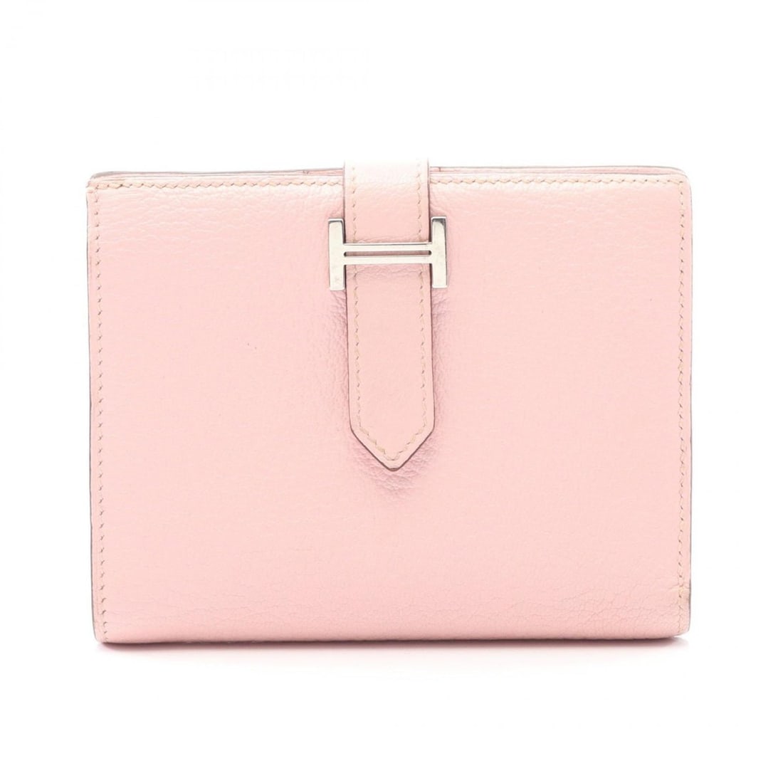 Hermes Hermès Bearn Compact Bifold Wallet, Leather, Chevre, Women's, Pink (1 of 17)