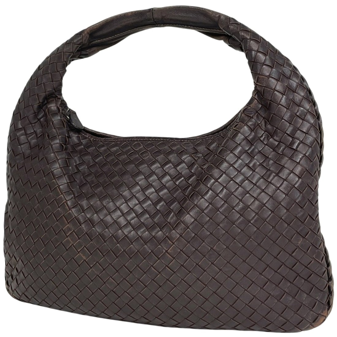 Bottega Veneta Intrecciato Handbag, One-Shoulder Nappa Leather Shoulder Bag, Brown, Women's (1 of 13)