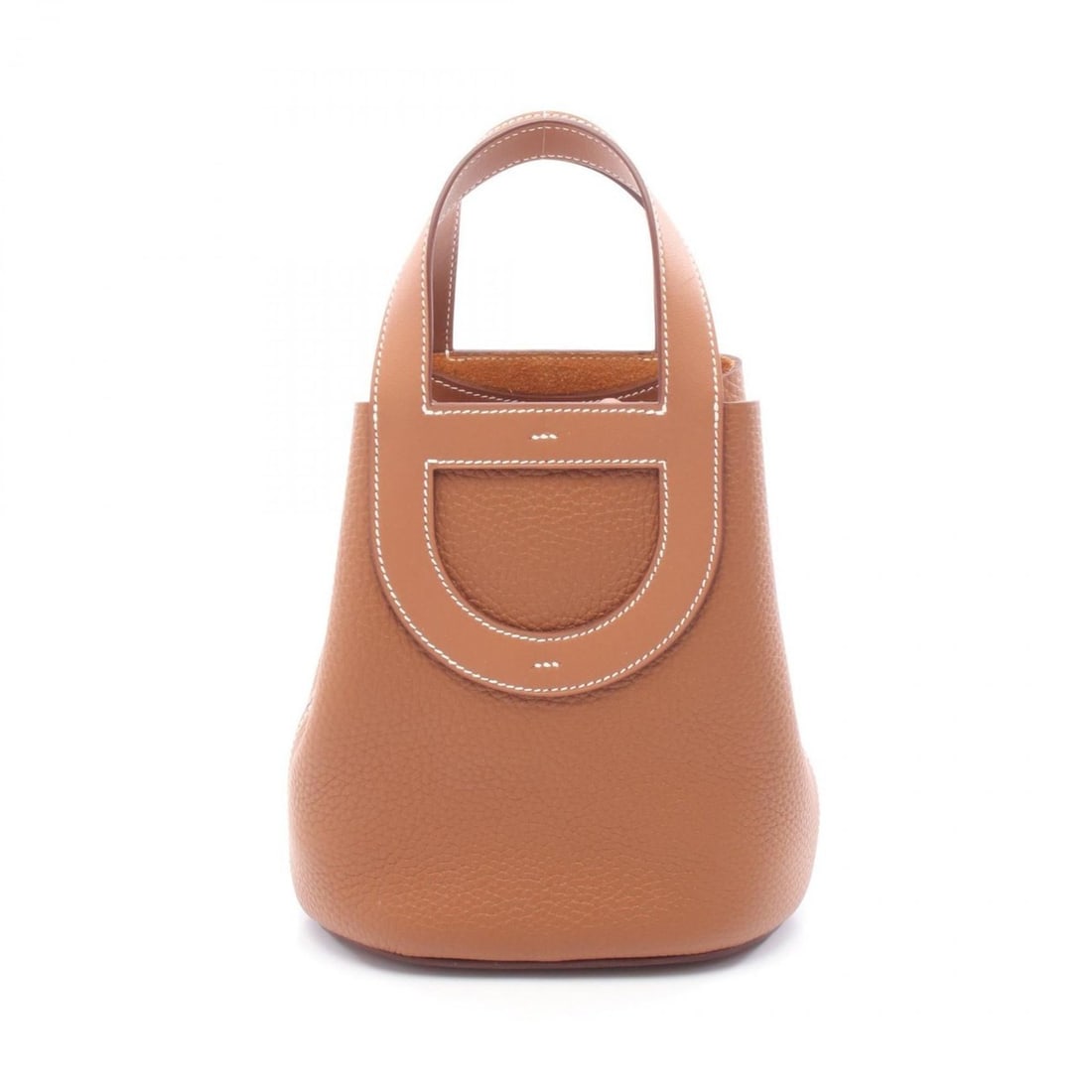 Hermes Hermès In the Loop 18 Handbag, Taurillon Clemence Leather, Brown, Women's, 084274CC (1 of 8)